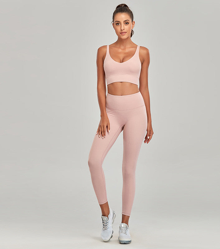 Women’s Yoga Set – High-Impact Sports Bra & Leggings Gym Suit