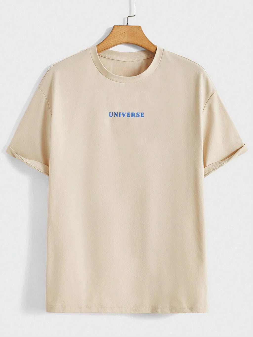 Believe In Yourself Universe T-Shirt – Funny Short Sleeve Pullover for Men