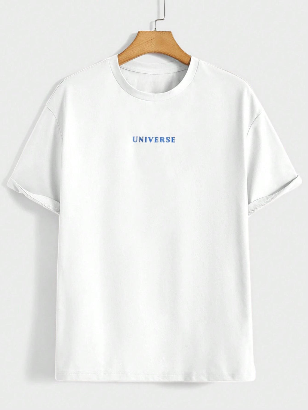 Believe In Yourself Universe T-Shirt – Funny Short Sleeve Pullover for Men